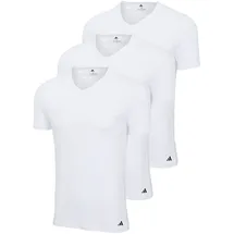 adidas V-Neck Shirt weiß L