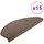 vidaXL Stufenmatte 65 x 24 cm Kaffeebraun