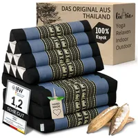 Livasia Thaikissen mit 3 Auflagen - 175x50x8cm - Dreieckskissen