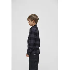 Brandit Textil Brandit Checkshirt Kids Black/Grey Gr. 170/176