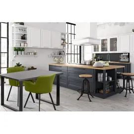 Konsimo Esstisch 80 x 77 x 77 cm grau