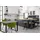 Konsimo Esstisch 80 x 77 x 77 cm grau