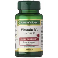 Vitamin D Nature's Bounty Vitamina Ui Vitamin D3 100 Stück