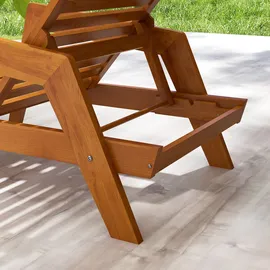 Outsunny Sonnenliege 190 x 66 x 73,5 cm Orange