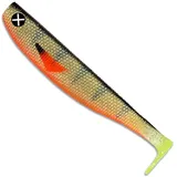 Monkey Lures Fat Lui - 9 cm, 11 cm, 14 cm, 18 cm, 23 cm - Big L Köder, Gummifisch, Angelköder, Softbait, Hechtköder, Kunstköder Angeln, Gummiköder, Fake Perch, 11 cm