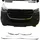 Omac Kühlergrill Leiste Grillleisten kompatibel mit Mercedes Sprinter 907 910 2018-2026 Chrom 4x