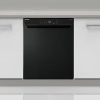 SHARP Geschirrspüler 60 cm freistehend 14 Maßgedecke Inverter Motor AutoDoor 42 dB Schwarz QW-NA3YU42AM-DE - Schwarz