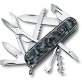 Victorinox Huntsman, Multitool, Swiss Army Knife mit 15 Funktionen, Klinge, Korkenzieher, Dosenöffner