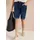 Loose-fit-Jeans CECIL Damen Gr 28 mid blau wash Jeans 72 Baumwolle 25 Polyester 3 Elasthan unifarben kurz Jeans mit Wide Legs