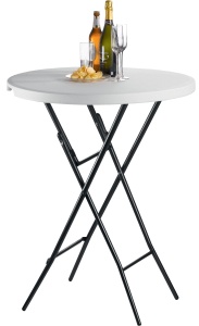 Saro Stehtisch BARBADOS, Stahl, Standsicherer Partytisch mit einer maximalen Tragfähigkeit von 50 kg, 1 Stehtisch