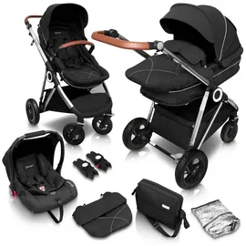 BabyGO Halime Air 3 in 1 silber anthracite