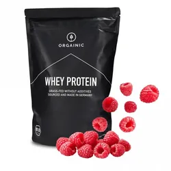 Orgainic Whey Protein Himbeere bio