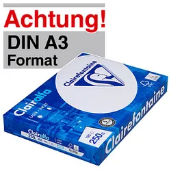 Clairefontaine Kopierpapier Clairalfa DIN A3 250 g/qm 125 Blatt