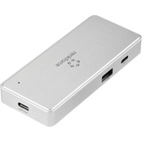 Renkforce Speicherkartenleser / Hub USB-C® 5Gbps, USB-A Silber