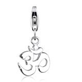 Elli Om Kraftsymbol Talisman 925 Sterling Silber Charms & Kettenanhänger Damen