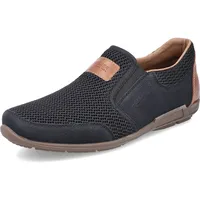 Rieker Slipper 09069, Männer Slip On,Halbschuhe,Slip-ons,Slides,Schlupfschuhe,schluepfschuhe,Loafer,College,Schuhe,schwarz (00),43 EU /