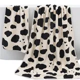 CAMEIRGOU Badetuch Und Handtuch 2er Badetücher Groß Aus Baumwolle Weich Duschtücher Sehr Saugfähig Badetücher Set Waschbares Handtücher Und Waschbetten Leichte Badehandtuch Für Badezimmer