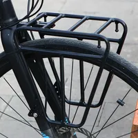 Fahrradgepäckträger vorne, Aluminiumlegierung, Gepäckträger für Mountainbike, Fahrrad, Gepäck, Fahrradkorb, Zelt, Schlafsack