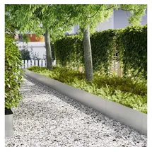 vidaXL Rasenkanten 100 x 0,05 x 30 cm 30 Stück Silber