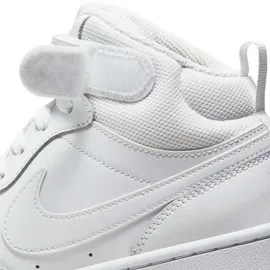 Nike Court Borough Mid 2 Sneaker Kinder white/white-white 37.5