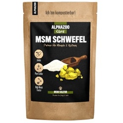 ALPHAZOO MSM-Pulver für Hunde und Katzen 250 g