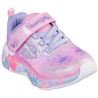 SKECHERS Lauflernschuh »ETERNAL HEART LIGHTS«, Blink,-Klettschuh mit Herz-Applikation, Größenschablone