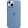 Apple iPhone 15 Plus Silikon Case mit MagSafe winterblau