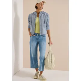 Cecil CECIL, Damen, Overshirt mit Kapuze und Streifen - XXL