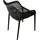 CLP Gartenstuhl Air XL 57 x 60 x 81 cm schwarz 2 St.