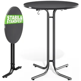 CASARIA Stehtisch Grau 110x70cm klappbar