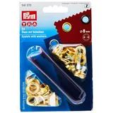 Prym Ösen mit Scheiben 8 mm gold
