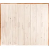 Home Affaire Passepartout HOME AFFAIRE "Chamara", beige (natur), B:255cm H:221cm T:5cm, Massivholz, Schränke, Passepartout Schrank-Passepartout Schrank-Zubehör, aus massivem Eichenholz, in verschiedenen Breiten erhältlich