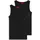 Twin Pack Tank Top Schwarz Baumwolle Medium Herren 001 Black M