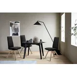 Stressless® Polsterstuhl Laurel, High Back, Größe M, mit schräggestellten Beinen in Eiche gekalkt schwarz