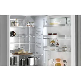 Siemens iQ500 KG39NAIAU Kühl-Gefrierkombination (363 l, 2030 mm hoch, Gebürsteter Stahl)