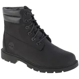 Timberland Damen Linden Woods WP 6 Inch Ankle Boot, Black Nubuck_1, 38 EU Weit