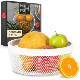 Moritz & Moritz Obstschale Weiß 25 cm