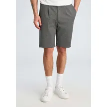 Lindbergh Shorts LINDBERGH, Herren, Gr. XL, N-Gr, grau (grau mix), Web, Obermaterial: 75% Polyester, 22% Viskose, 3% Elasthan, unifarben, bequem kniefrei, Hosen Shorts, mit Viskose und Stretch