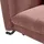 Ell + Ell Sessel Enny Polyester 85 x 90 x 100 cm rot mit Rollen