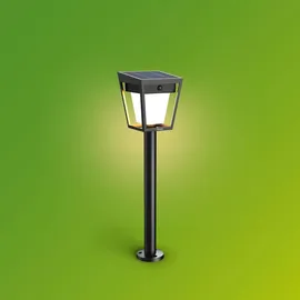 Philips Außenstandleuchte Kunststoff 69,3 cm Solar schwarz