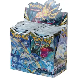 Pokémon Schwert und Schild Silberne Sturmwinde Booster Display