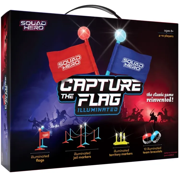 Squad Hero Capture the Flag Illuminated Edition Flaggenspiel beleuchtet Das Orig...