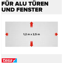 Tesa Fliegengitter Ersatzrolle 120 x 250 cm Anthrazit