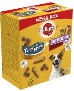 Pedigree Megabox Tasty Minis & Jumbone hondensnacks  1 verpakking