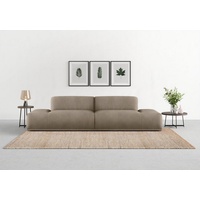 TRENDMANUFAKTUR Big-Sofa »Braga«, in moderner Optik, mit hochwertigem Kaltschaum braun