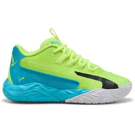 Puma Dagger 2 Basketballschuhe Kinder 05 - lime squeeze/bright aqua/puma black 38.5
