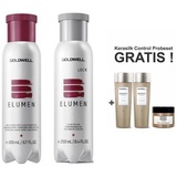 Goldwell Elumen Haarfarbe [NA@2] 200ml + 250ml Lock Versiegelung + Kerasilk Con