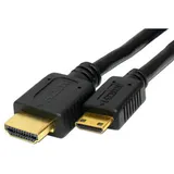 AKYGA AK-HD-10M HDMI mini HDMI Kabel High Speed Ethernet FULL HD 4K Stecker 1m