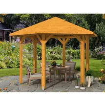 SKANHOLZ Skan Holz Pavillon Nancy 2 Leimholz, lasiert in Eiche hell