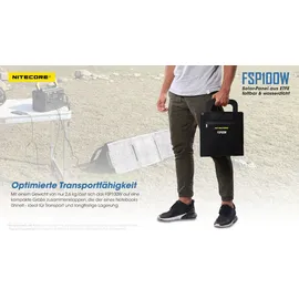 Nitecore FSP100W monokristallin 100 W